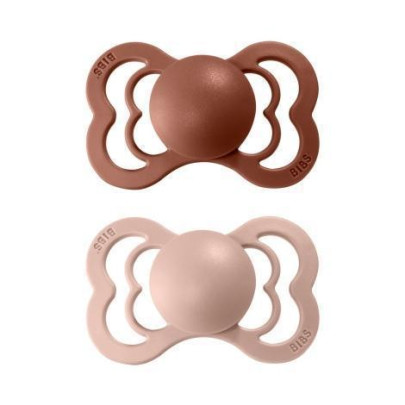 Bibs dudlíky silikon 2 ks Supreme 0 - 6 měsíců