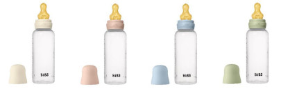 Antikoliková láhev s kaučukovým dudlíkem 270 ml Bibs