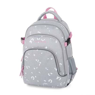 Studentský batoh Oxy Scooler Grey geometric OxyBag