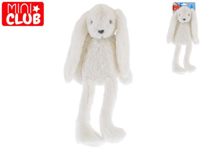 Mini Club zajíček plyšový bílý 30 cm dlouhé nohy 