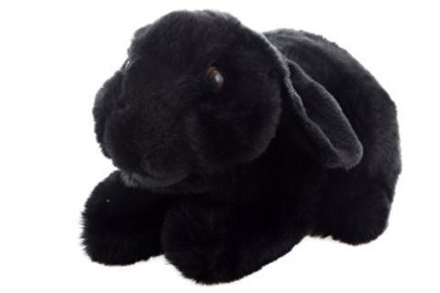 Plyšový králík černý 22 cm