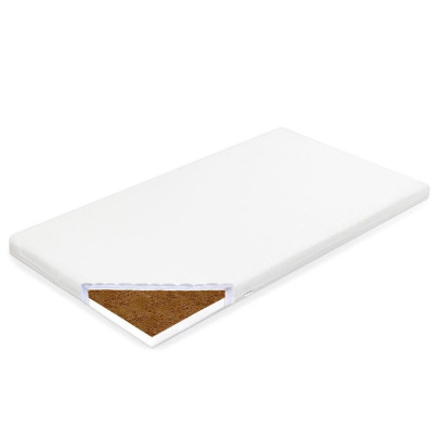 Dětská matrace do kolébky New Baby Standard 90 x 40 x 7 cm kokos-molitan