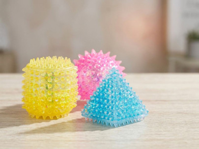 Míček strečový tělesa 4 cm Glamour
