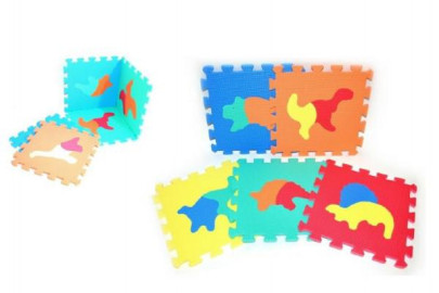 Pěnové puzzle Dinosauři 30x30cm 10ks
