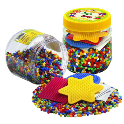 Korálky a podložky v tubě 4000 ks Hama MIDI