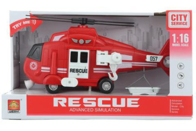 Helikoptéra hasiči na baterie