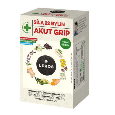 Síla 22 bylin Akut grip Leros