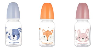 Láhev úzkohrdlá Cute Animals 120 ml Canpol babies 