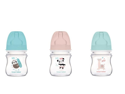Antikoliková širokohrdlá lahev Exotic animals 120 ml Canpol babies