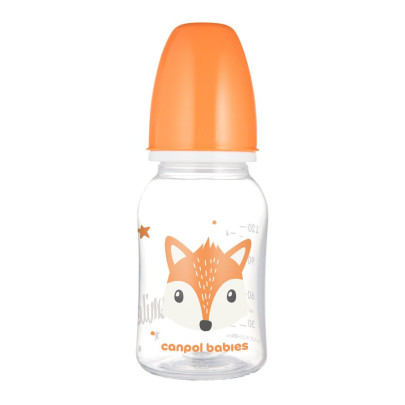 Láhev úzkohrdlá Cute Animals 120 ml Canpol babies 