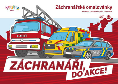 Omalovánky Záchranáři - Do akce!