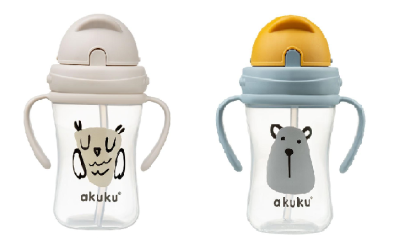 Láhev s brčkem Akuku 300 ml