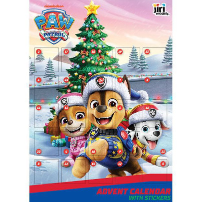 Adventní kalendář se samolepkami Tlapková patrola