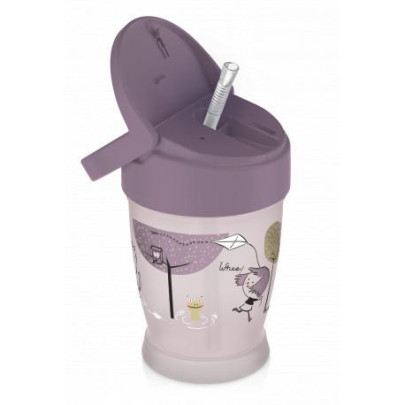 Hrneček se slámkou Lovely 250 ml LOVI