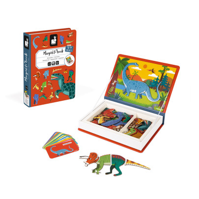 Magnetická kniha Magnetibook Dinosauři Janod 