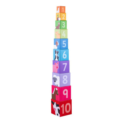 Didaktické kostky farma Bigjigs Toys