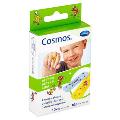 Cosmos dětská náplast 2 velikosti, 20 ks
