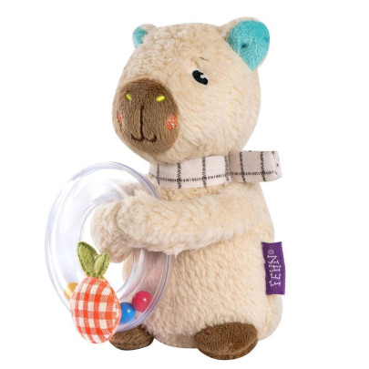 Kroužkové chrastítko capybara Baby Fehn