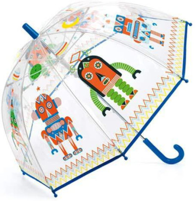 Krásný designový deštník - Roboti Djeco