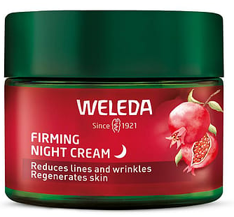Zpevňující noční krém s granátovým jablkem a maca peptidy 40 ml Weleda