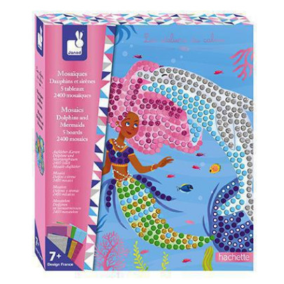 Atelier Mozaika Delfíni a Mořské panny Maxi 7+ Janod