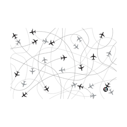Podložka na stůl PP 60x40 cm Planes