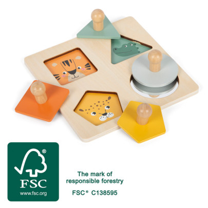 Dřevěné Montessori puzzle small foot