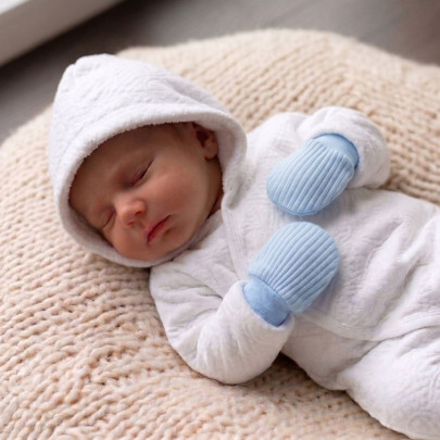 Rukavičky pro novorozence bavlněné úplet Pruhy Vel. 1 Baby service