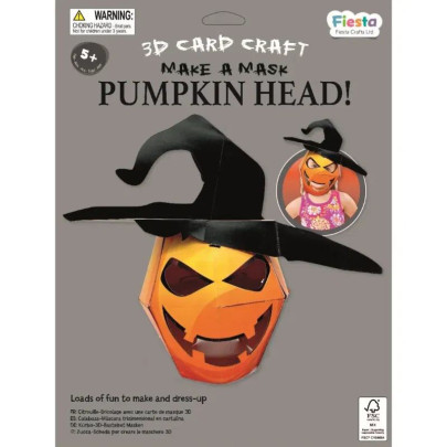 Kreativní sada 3D maska Dýně Fiesta Crafts 