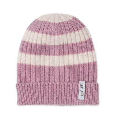 Čepice Stripe Merino Mauve Lodger