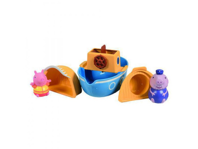 Prasátko Peppa Pig s dědečkem na lodi Toomies