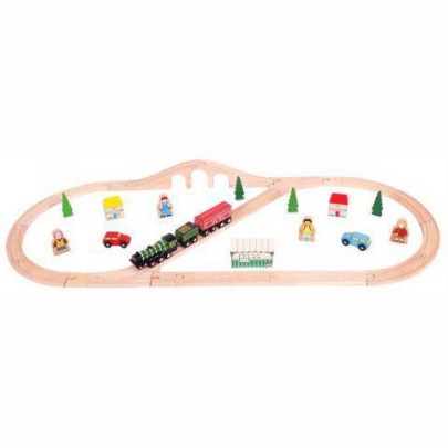 Dřevěná vláčkodráha Flying scotsman Bigjigs Rail