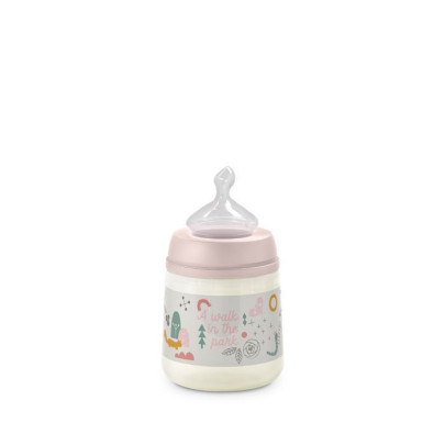 Kojenecká láhev Walk anatomická M silikon Suavinex 150 ml