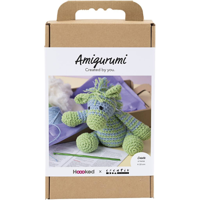Sada na háčkování zebra Amigurumi