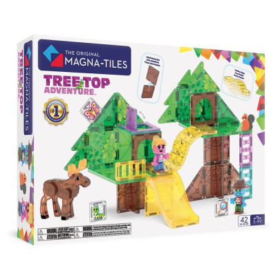Magnetická stavebnice Treetop Adventure 42 dílků Magna-Tiles