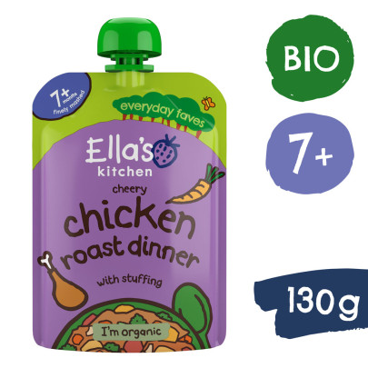BIO Pečené kuře s nádivkou 130 g Ella's Kitchen