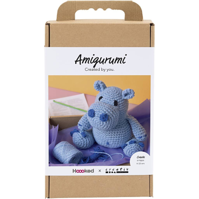 Sada na háčkování hroch Amigurumi 