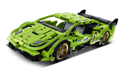 Stavebnice auto sportovní na zpětné natažení 457 dílků iM.Master