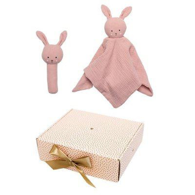 Dárková sada s chrastítkem Bunny Jabadabado 
