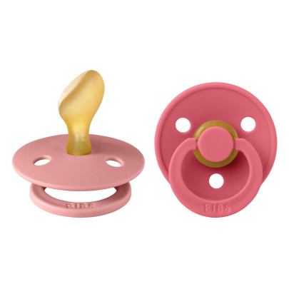 Anatomické dudlíky kaučuk 2 ks 6-18 měsíců Colour Bibs