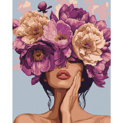 Malování podle čísel - Hudba květů 40 x 50 cm
