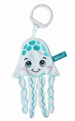 Závěsná šustící hračka Medúza MOMS CARE
