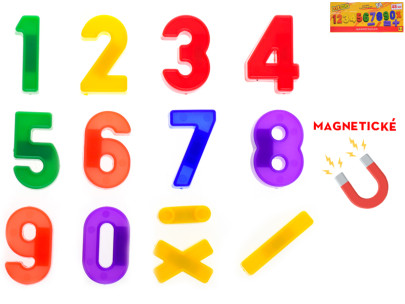 Magnety číslice 48 ks 