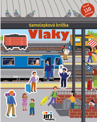 Samolepková knížka Vlaky