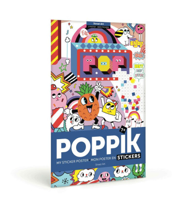 Poppik Samolepkový plakát Street Art