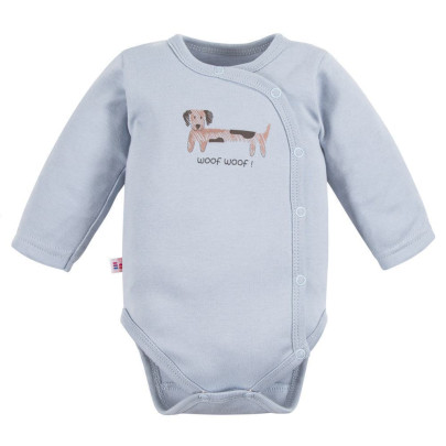 Zavinovací body Puppy Playtime modré s dlouhým rukávem Eevi