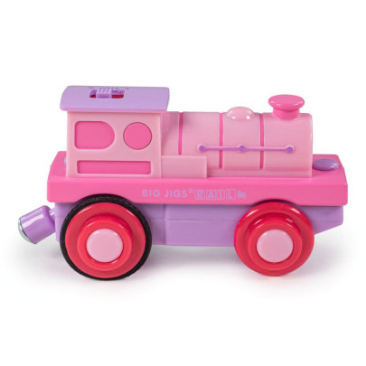 Elektrická lokomotiva Silná růžovka Bigjigs Rail