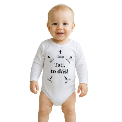 Body s potiskem New Baby Tati, to dáš!