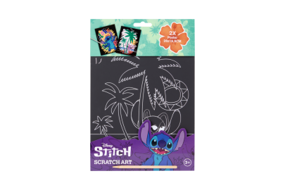 Vyškrabávací obrázky Stitch 2 ks