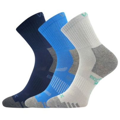 Ponožky dětské sportovní z bio bavlny Boazik chlapecké (3 páry) 
